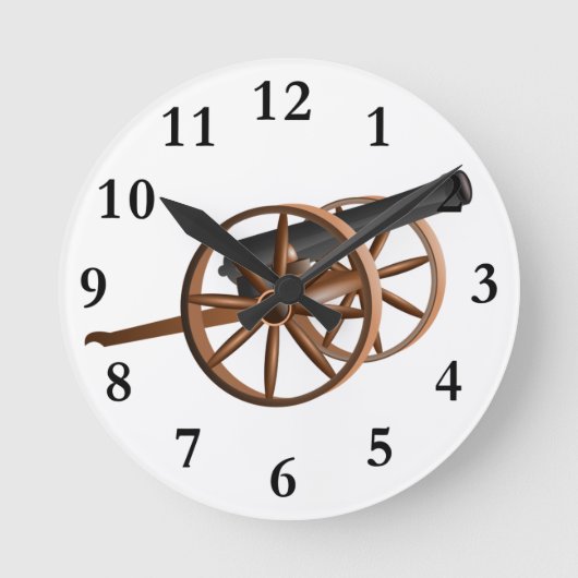 Ronde horloge à canon (Recto)