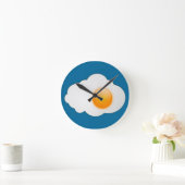Ronde horloge à oeufs frits (Maison)