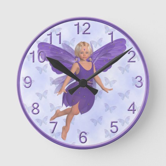 Ronde Horloge à papillon (Recto)