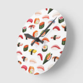 Ronde horloge à sushi de nouveauté (Angle)