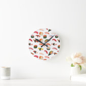 Ronde horloge à sushi de nouveauté (Maison)