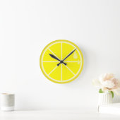 Ronde Horloge à tranche de citron (Maison)