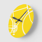 Ronde Horloge Abstraite du mur du vélo (Angle)