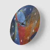 Ronde Horloge Abstraite moderne (Angle)