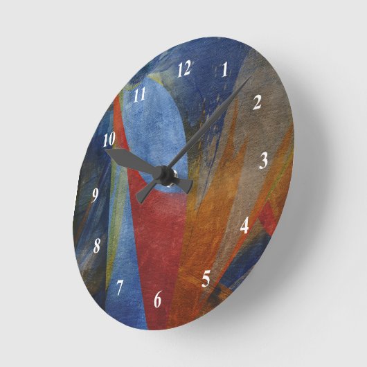 Ronde Horloge Abstraite moderne (Angle)