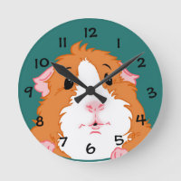 Horloge adorable de cobaye