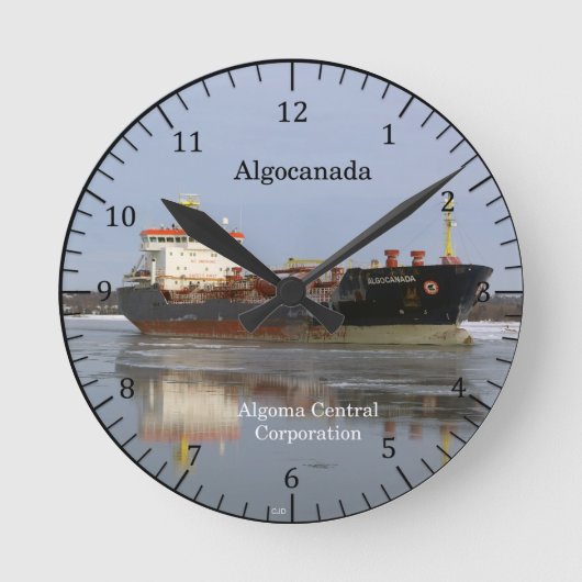 Ronde Horloge Algocanada (Recto)
