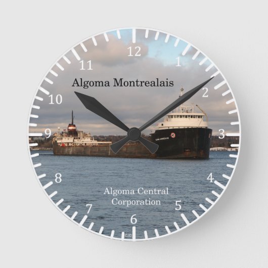 Ronde Horloge Algoma Montrealais (Recto)