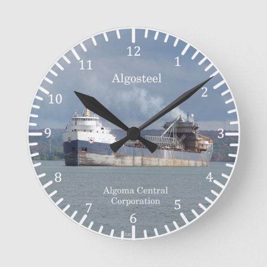 Ronde horloge Algosteel (Recto)