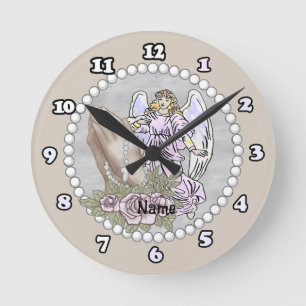 Ronde Horloge Ange du Rosaire priant
