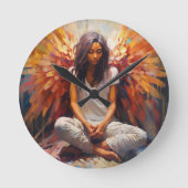 Ronde Horloge Art moderne - (Recto)