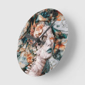 Ronde Horloge artistique Abstraite (Angle)