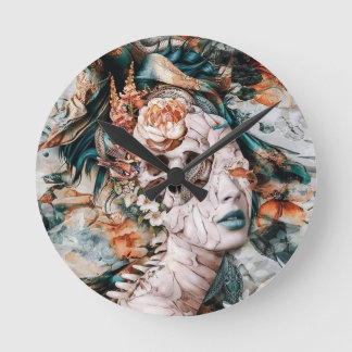 Ronde Horloge artistique Abstraite