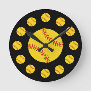 Ronde Horloge Atom du softball