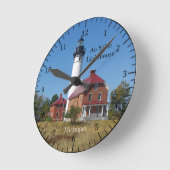 Ronde horloge Au Sable Lighthouse (Angle)