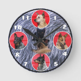 Ronde Horloge australienne des chiens de bétail et des c