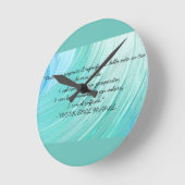 Ronde Horloge avec sagesse italienne (Angle)