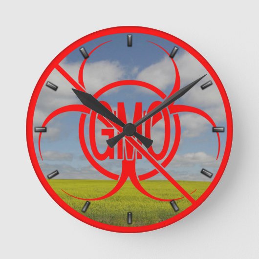Ronde Horloge Bio-dangereuse - Décor-cadeau pour avertis (Recto)