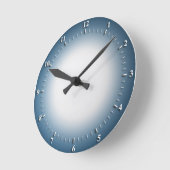 Ronde Horloge bleue (Angle)