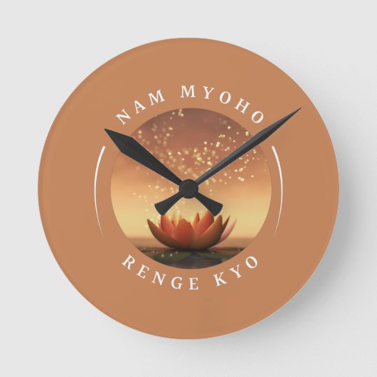 Ronde Horloge bouddhiste SGI (Recto)