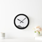 Ronde Horloge brisée avec des numéros tombés (Maison)