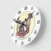 Ronde Horloge Bulldog (Angle)