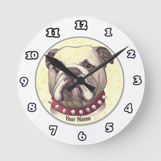 Ronde Horloge Bulldog (Recto)