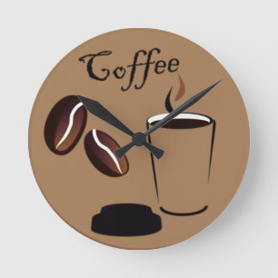 Ronde Horloge café Brown