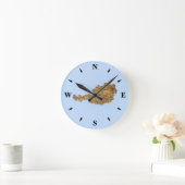 Ronde Horloge Carte Autriche (Maison)
