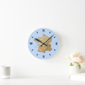 Ronde Horloge Carte France (Maison)