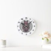Ronde Horloge Cat Gargoyle (Maison)