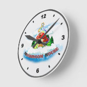 Ronde Horloge Champignon (Angle)