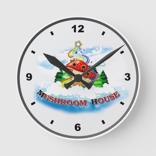Ronde Horloge Champignon (Recto)