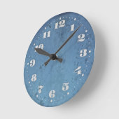 Ronde Horloge chic minable vintage (Angle)