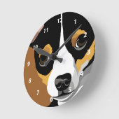 Ronde Horloge Chihuahua (Angle)