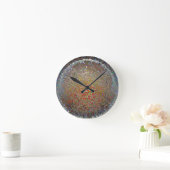 Ronde Horloge circulaire carrée (Maison)