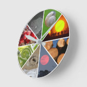 Ronde Horloge circulaire de nature (Angle)