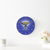 Ronde Horloge clinique Médicale personnalisée (Maison)