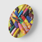 Ronde Horloge conçue en forme de crayon (Angle)