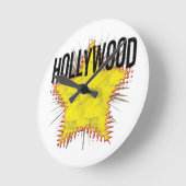 Ronde Horloge cool Hollywood ! (Angle)