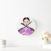 Ronde horloge coréenne (Maison)