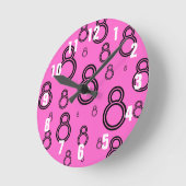 Ronde horloge CRAZY EIGHTS (Angle)