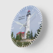 Ronde Horloge croquante de phare de point (Angle)