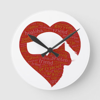 Ronde Horloge d'amitié multilingue