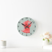 Ronde Horloge d'amour du chiot (Maison)