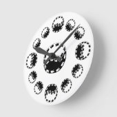 Ronde horloge d'âne de yang de yin (Angle)