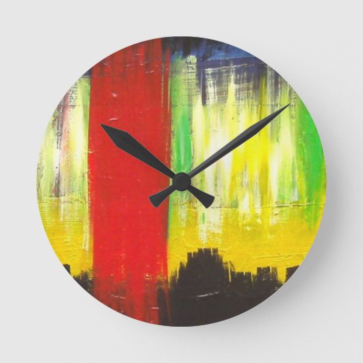 Ronde Horloge d'art par Thurman Hubbard (Recto)