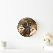 Ronde Horloge d'art vintage (Maison)