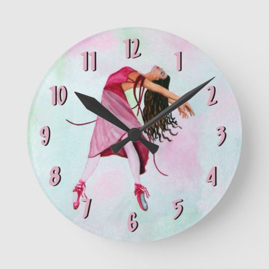 Ronde Horloge de ballet ~ Rose (Recto)