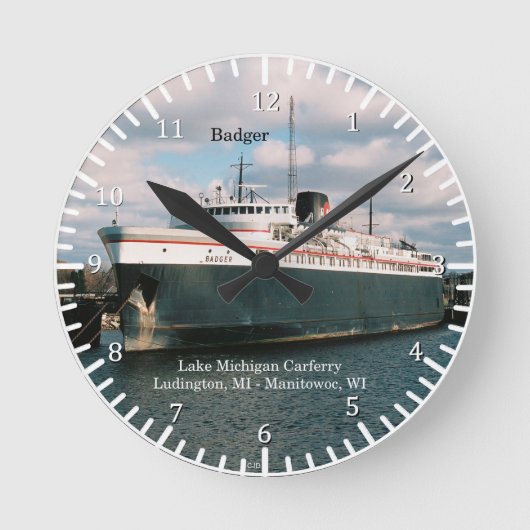 Ronde Horloge de blaireau (Recto)